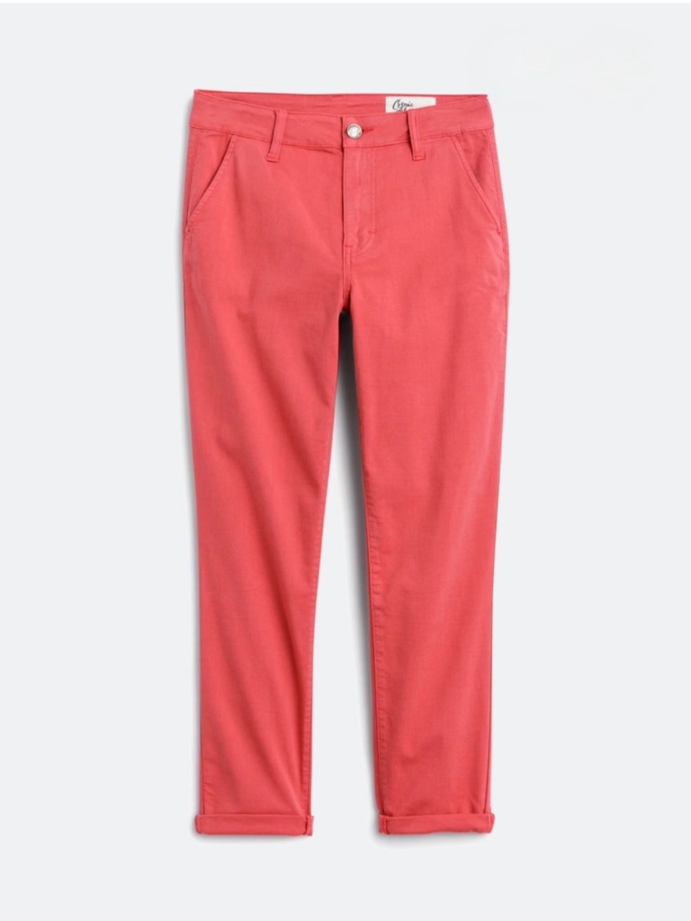 Cosmic Blue Love- Moriah Straight Leg Pant. Sz 8-Coral